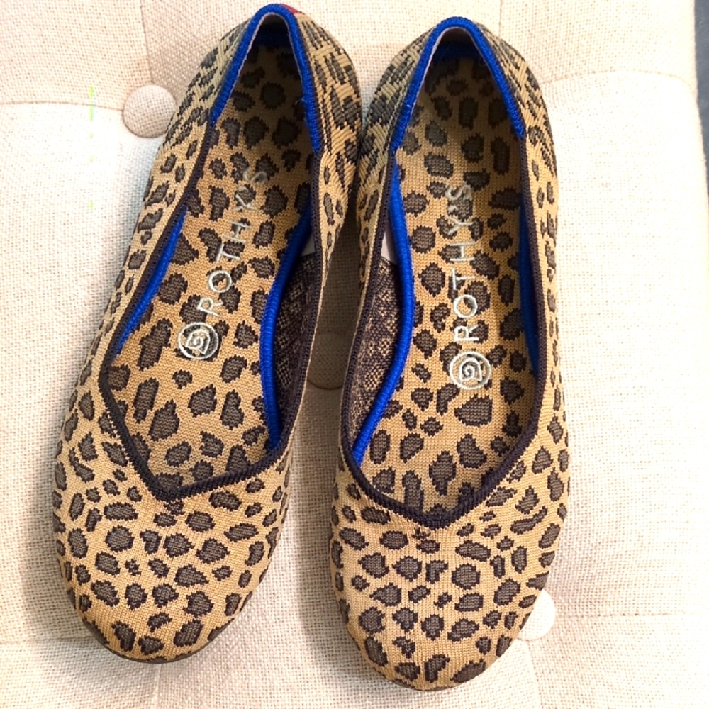 Rothy's Leopard Flats